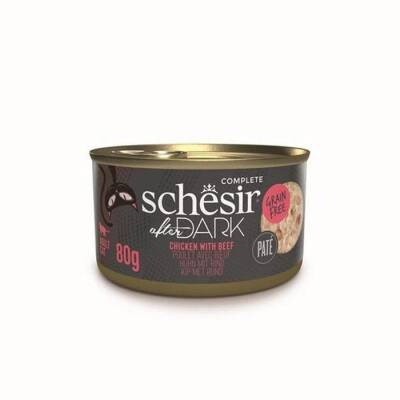 Schesir After Dark Pate Tavuk Etli ve Sığır Etli Tahılsız Yetişkin Kedi Konservesi 80 gr - 1