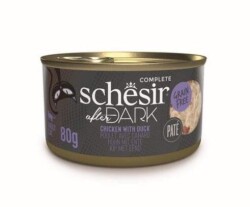 Schesir After Dark Sos İçinde Tavuk Etli ve Ördek Etli Tahılsız Yetişkin Kedi Konservesi 80 gr - Schesir