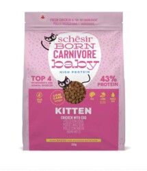 Schesir Baby Born Carnivore Tavuk ve Yumurtalı Yavru Kedi Maması 255 Gr - Schesir