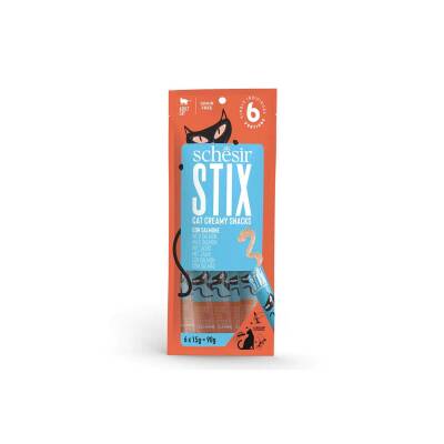 Schesir Cat Stix Somonlu Krema Kedi Ödülü 6 X 15 gr - 1
