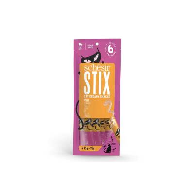 Schesir Cat Stix Tavuklu Krema Kedi Ödülü 6 X 15 gr - 1