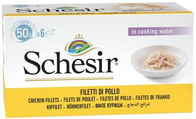 Schesir Tavuklu Yaş Kedi Maması 50 gr (6 AL 5 ÖDE) - 1