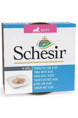 Schesir Ton Balıklı ve Aloe Veralı Jelly Yavru Köpek Konservesi 150 gr - 1