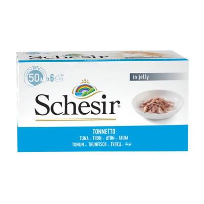 Schesir Ton Balıklı Kedi Konservesi 50 gr (6 AL 5 ÖDE) - 1