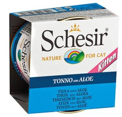 Schesir Ton Balıklı Aloeveralı Konserve Yavru Kedi Maması 85 gr - 1