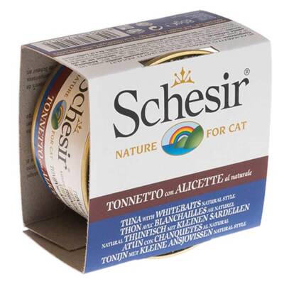 Schesir Yaş Mama Ton ve Ringa Balıklı 85 gr - 1