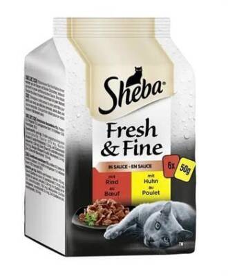 Sheba Etli Seçenekler Kedi Konservesi 6 X 50 gr - 1