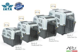Skudo Iata 4 Kedi Köpek Taşıma Kafesi 68 cm - 1