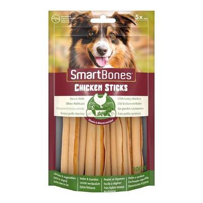 SmartBones Tavuklu Stick Köpek Ödülü 5'li 100 gr - 1