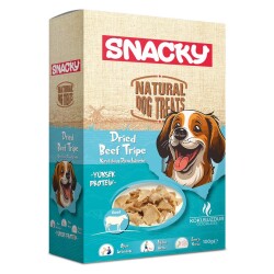 Snacky Kurutulmuş Dana İşkembe Köpek Ödül Maması 100 gr - Snacky