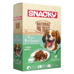 Snacky Kurutulmuş Dana Paça Derisi Köpek Ödül Maması 100 gr - Snacky