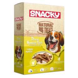 Snacky Kurutulmuş Horoz Ayak Köpek Ödül Maması 100 gr - Snacky