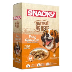 Snacky Kurutulmuş Tavuk Ayak Köpek Ödül Maması 100 gr - Snacky