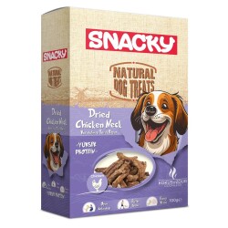 Snacky Kurutulmuş Tavuk Boyun Köpek Ödül Maması 100 gr - Snacky