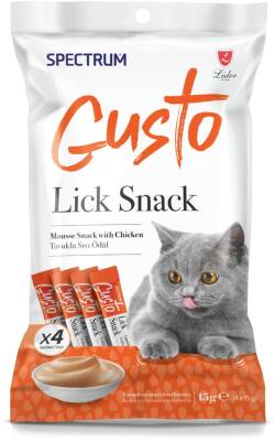 Spectrum Gusto Tavuklu Sıvı Ödül Maması 4 x 15 gr - 1