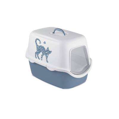 Stefanplast Cathy Griffe Mavi Kedi Tuvaleti 56 X 40 X 40 cm - 1