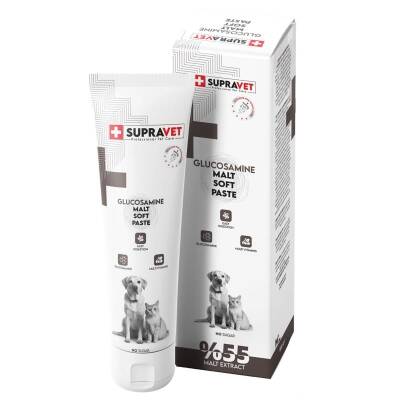 Supravet Glucosamine Kedi ve Köpek Eklem ve Kas Destekleyici Malt Paste 100 gr - 1