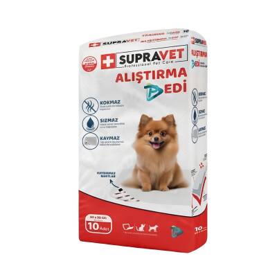 Supravet Köpek Çiş Eğitim Pedi 60x90 cm 10'lu - 1