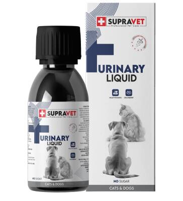 Supravet Urinary Kedi ve Köpek İçin İdrar Sağlığı Sistem Destekleyici Sıvı Damla 100 ml - 1