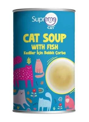 Supreme Cat Balıklı Kedi Çorbası 135 ml - 1