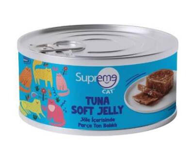 Supreme Cat Jöleli Parça Etli Ton Balıklı Kedi Konservesi 85 gr - 1