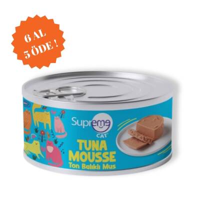 Supreme Cat Ton Balıklı Püre Yetişkin Kedi Konservesi 85 Gr 6 AL 5 ÖDE - 1