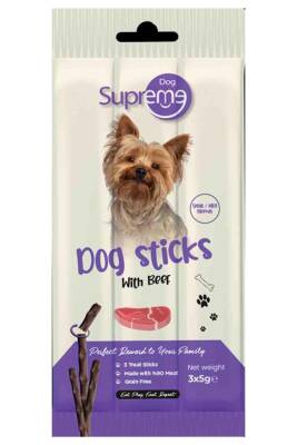 Supreme Dog Sığır Etli Köpek Ödül Çubuğu 3 X 5 gr - 1