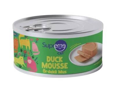 Supreme Ördekli Mus Kedi Konservesi 85 gr - 1