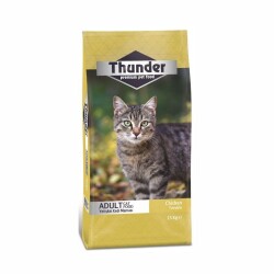 Thunder Tavuklu Yetişkin Kedi Maması 15 kg - Thunder
