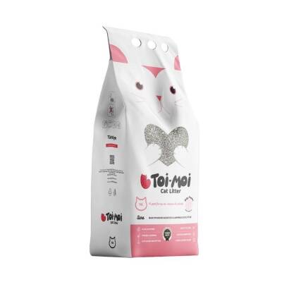 Toi Moi Bebek Pudralı İnce Taneli Topaklanan Bentonit Kedi Kumu 10 lt - 1