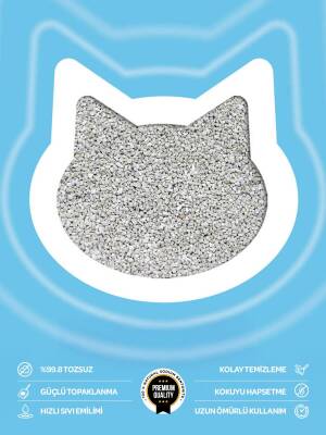 Toi Moi Marsilya Sabunlu İnce Taneli Topaklanan Bentonit Kedi Kumu 10 lt - 3