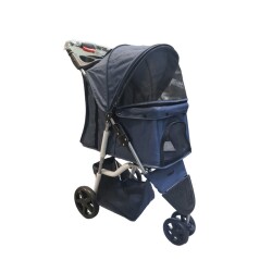 Tommy Evcil Hayvan Arabası 65x45x95cm Lacivert Max 15kg - 2