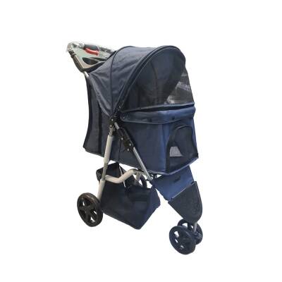 Tommy Evcil Hayvan Arabası 65x45x95cm Lacivert Max 15kg - 2