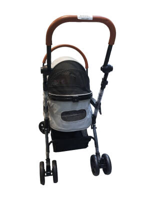 Tommy Evcil Hayvan Arabası 76, 5 X 48 X 99 cm Gri Max 15 kg - 1