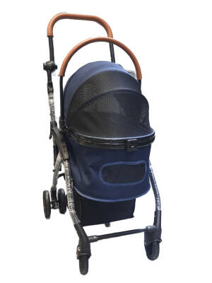 Tommy Evcil Hayvan Arabası 76, 5 X 48 X 99 cm Lacivert Max 15 kg - 1