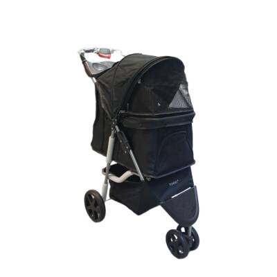 Tommy Evcil Hayvan Arabası 80x46x99cm Siyah Max 15 Kg - 1