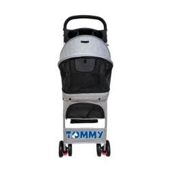 Tommy Evcil Hayvan Arabası Gri 80.5x45.5x101 Cm Max 15 kg - 2