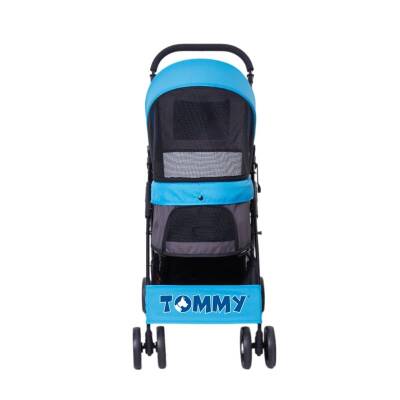 Tommy Evcil Hayvan Arabası Mavi 67x47x98 Cm Max 15 Kg - 2