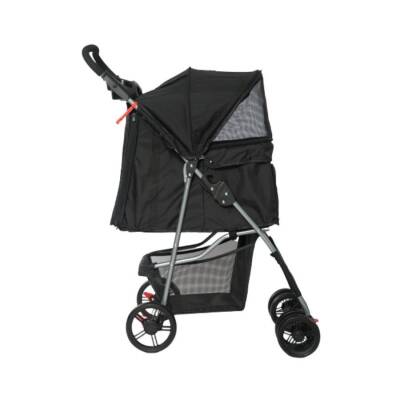 Tommy Evcil Hayvan Arabası Siyah 80.5x45.5x101 Max 15 Kg - 2