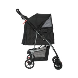 Tommy Evcil Hayvan Arabası Siyah 80.5x45.5x101 Max 15 Kg - 2