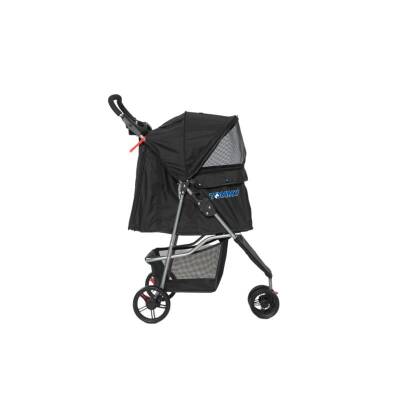 Tommy Evcil Hayvan Arabası Siyah 81x45.5x101 Cm Max 15 Kg - 1