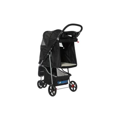 Tommy Evcil Hayvan Arabası Siyah 81x45.5x101 Cm Max 15 Kg - 2