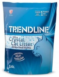 Trendline Süper Emici Tozsuz Silika Kristal Kedi Kumu 3.6 Lt 1,4 Kg - Trendline