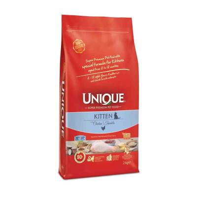 Unique Kitten Tavuklu Yavru Kedi Maması 2 kg - 1