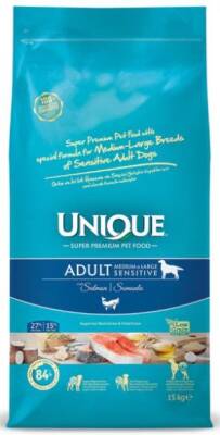Unique Medium Large Adult Somonlu Yetişkin Köpek Maması 15 kg - 1