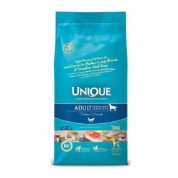 Unique Medium Large Adult Somonlu Yetişkin Köpek Maması 15 kg - Unique