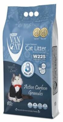 Van Cat Aktif Karbonlu İnce Taneli Topaklanan Kedi Kumu 10 Lt - 1
