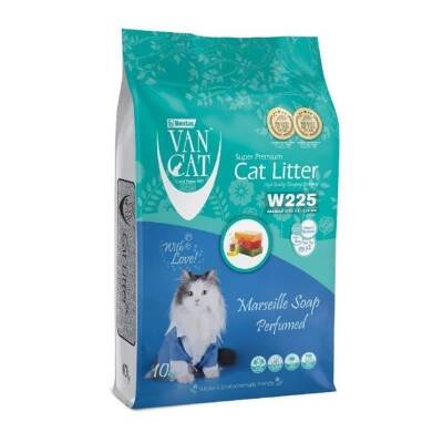 Van Cat Marsilya Sabunlu İnce Taneli Topaklanan Kedi Kumu 10 Lt - 1