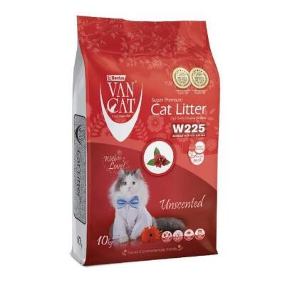 Van Cat Naturel Kokusuz İnce Taneli Topaklanan Kedi Kumu 10 Lt - 1