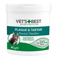 Vet's Best Kediler İçin Plak ve Tartar Ağız Bakım Tozu 45 gr - Vet's Best